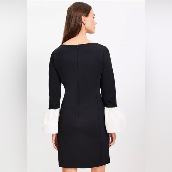 NWT LOFT Flounce Cut Ponte Mini Dress - XSP - Picture 3 of 6